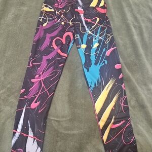 Very fun stretchy leggings. Super comfortable from Shein. Never worn. Xl